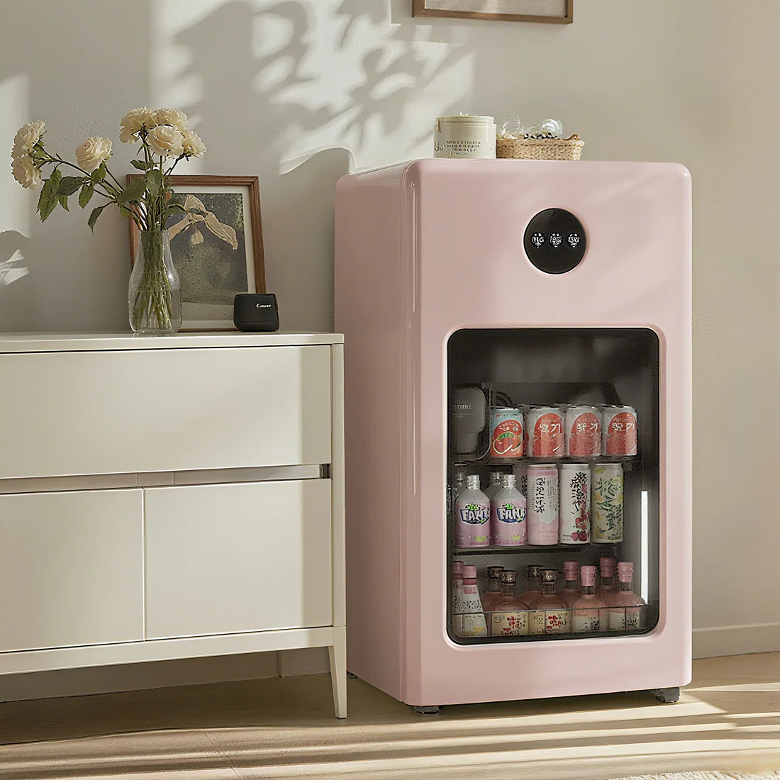 ✨Smart Ice Bar, Automatic ice making, One-touch ice making, RGB lighting and Intelligent voice control