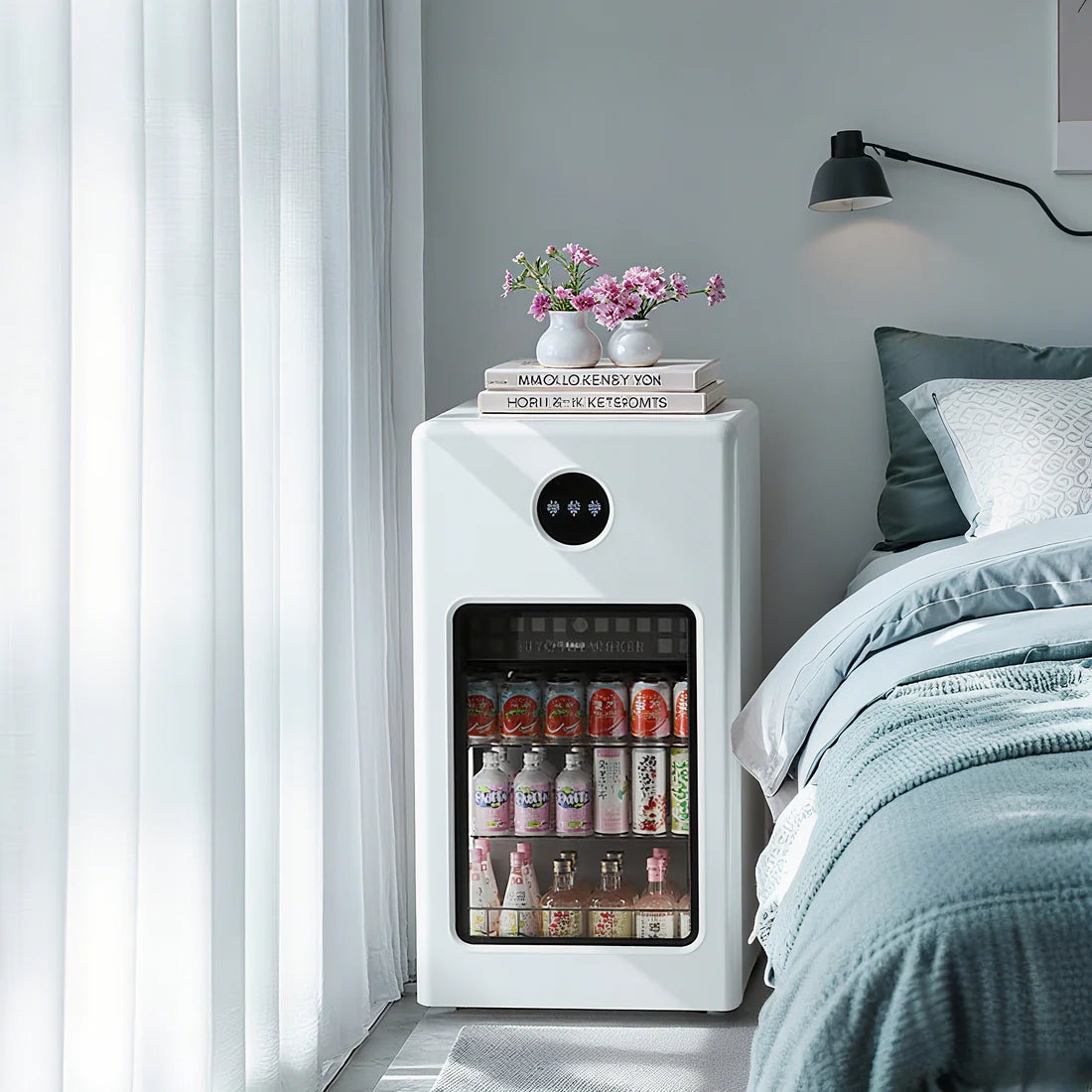 ✨Smart Ice Bar, Automatic ice making, One-touch ice making, RGB lighting and Intelligent voice control