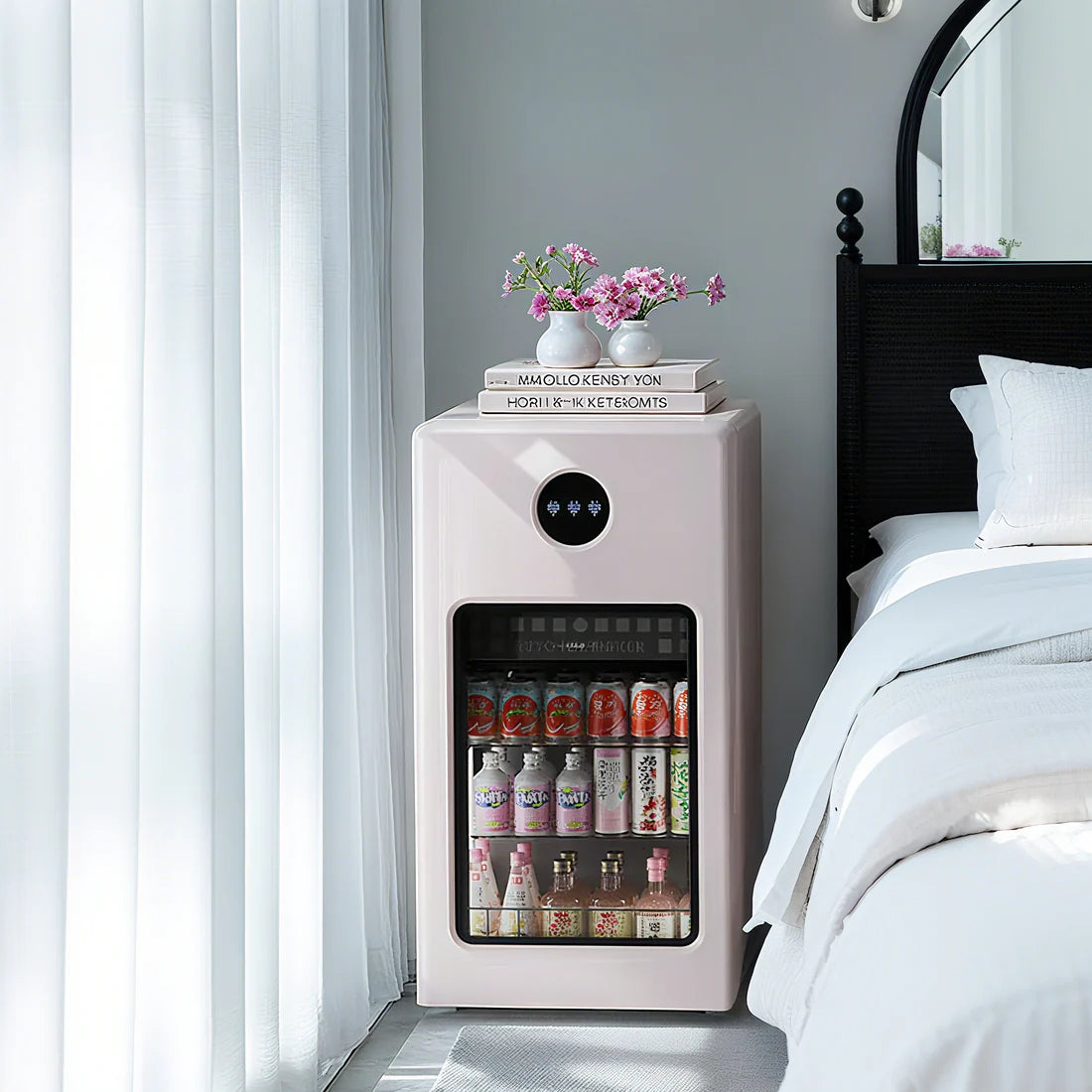 ✨Smart Ice Bar, Automatic ice making, One-touch ice making, RGB lighting and Intelligent voice control