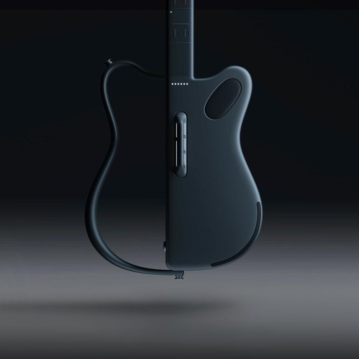 🎸Stringless Smart Guitar, No Strings Attached, Hundreds of Instrument Presets, Onboard Speaker, Foldable, Detachable
