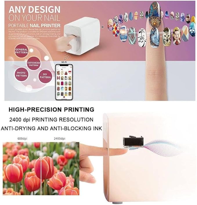 Portable Smart Nail Art Printer