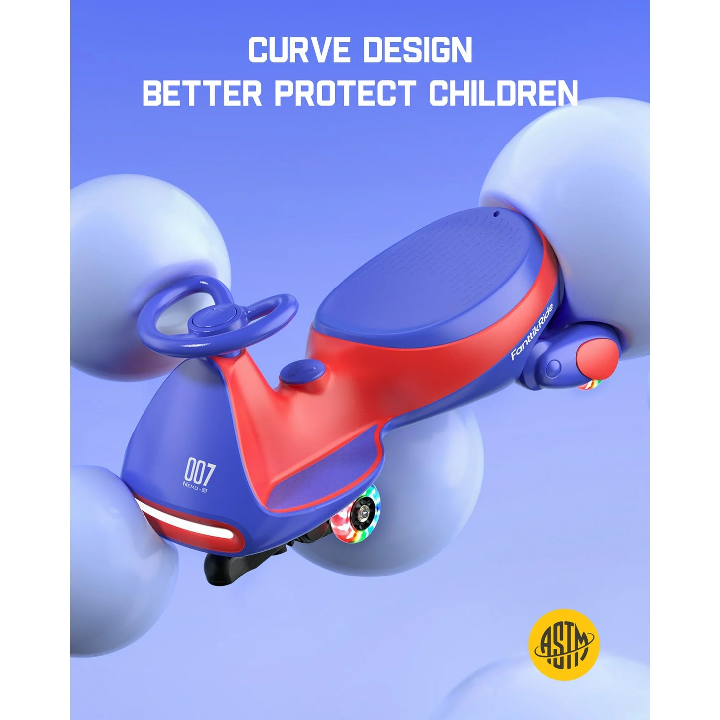 ⚡Electric Wiggle Car with Pedal, 2-in-1 Kids Ride On Toy, Rechargeable Battery, Anti-Rollover, Flashing Wheels, Bluetooth Music