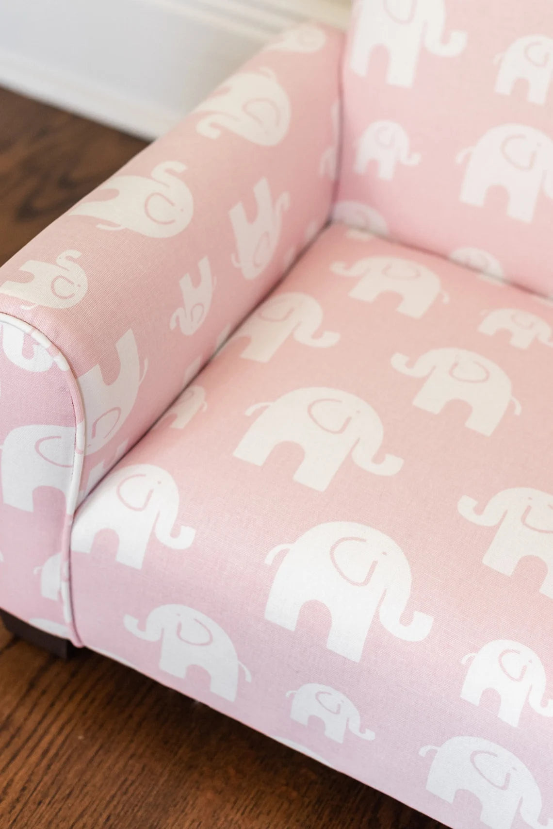 Personalized Child's Upholstered Rocking chair / Chair - Pink