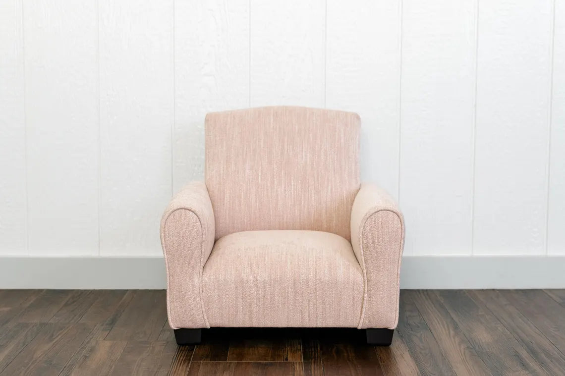 Personalized Kids Rocking Chair / Kids Chair - Textured Blush