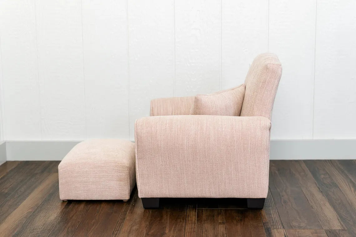 Personalized Kids Rocking Chair / Kids Chair - Textured Blush