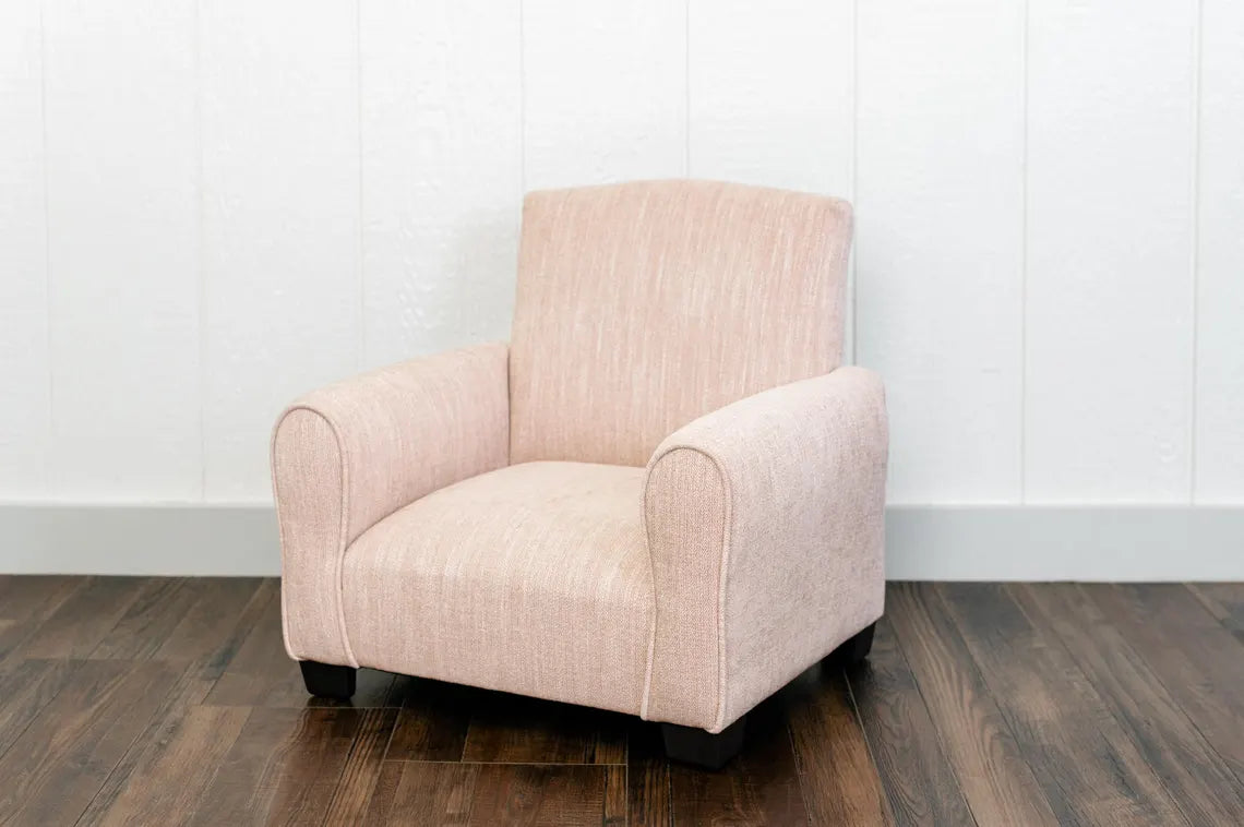 Personalized Kids Rocking Chair / Kids Chair - Textured Blush