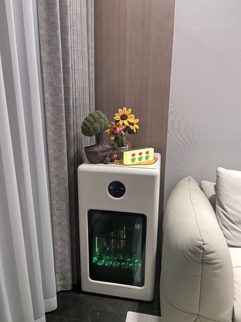 ✨Smart Ice Bar, Automatic ice making, One-touch ice making, RGB lighting and Intelligent voice control