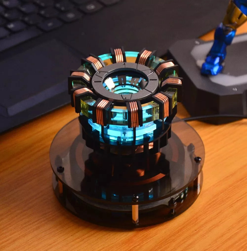 👾Magnetic Levitation LED Light Module, DIY Floating and Spinning in Air LED Tech Desk Ornament