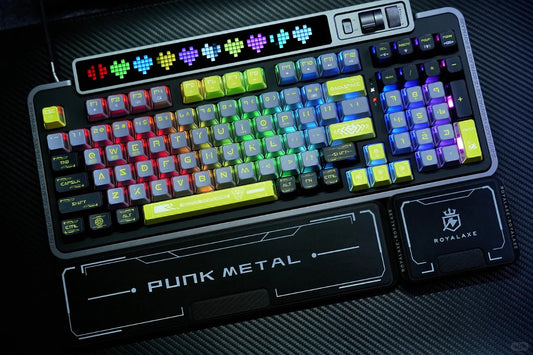 ⌨Wireless Mechanical Keyboard with RGB LED Matrix Panel