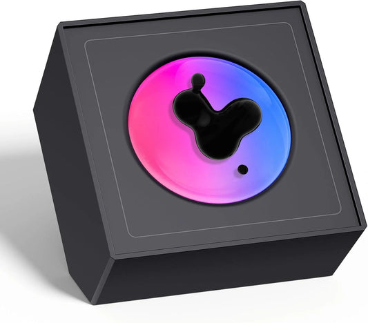 💥Ferrofluid Rhythm Music Lamp, Ferrofluid Music Visualizer, RGB Light Ferrofluid Speaker Music Mate, Dancing Ferrofluid Sculptures for Desk,Office,Bedroom