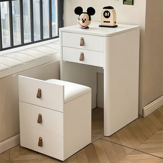 🌟Bedside Table Dressing Table Storage Integrated and Bedroom Flip Over Makeup Table