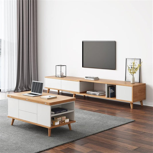✨Lift Top Coffee Table with 4 Stools, Multifunctional Coffee Table with Storage Space, Pop Up Coffee Table for Living Room