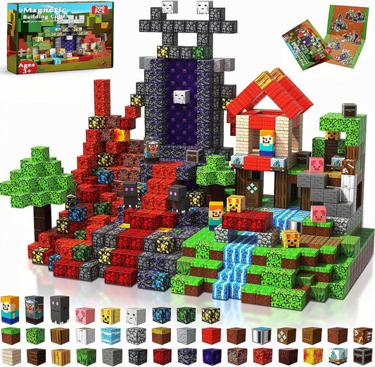 🎁Magnetic Building Block for Kids Ages 3 4 5 6 7 8, STEM Learning Toy for Toddlers, Stacking Magnets for Kids for Kid Ages 3-8, Birthday Gifts for 3-10 Years Old Boys Girls