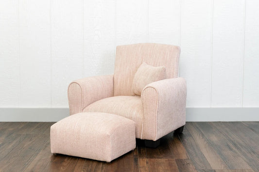 Personalized Kids Rocking Chair / Kids Chair - Textured Blush